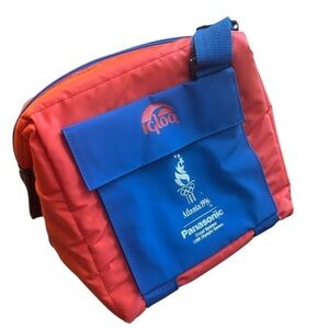 VTG Igloo Atlanta 1996 Olympics Panasonic Sponsor Insulated Messenger Bag